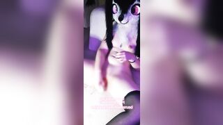 Cute girl tries monster ejaculating toy for the first time