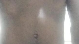 Shower wanking.... dablackpee