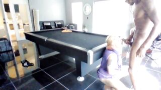 Rainbowhair04 Milf Banged On Pool Table and Facialized