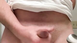 Massive explosive close up cum shot masturbating with moaning for bunny