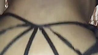 Homemade ebony trying not to get caught