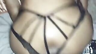 Homemade ebony trying not to get caught