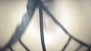 Homemade ebony trying not to get caught