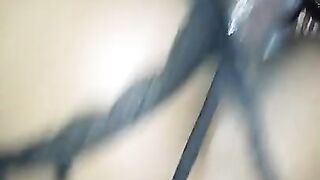 Homemade ebony trying not to get caught