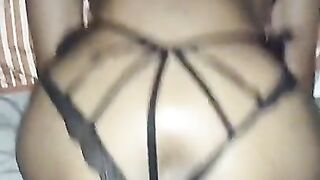 Homemade ebony trying not to get caught