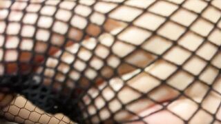 Slapping My Pussy With Huge Dildo Until Its Dripping Wet