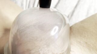 Pussy Pumping My Big Clit With My New Pussy Pump