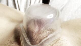 Pussy Pumping My Big Clit With My New Pussy Pump