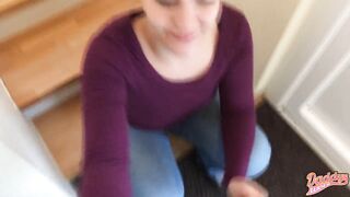 Cum walk in the NEIGHBORHOOD l STEP DADDYS LUDER