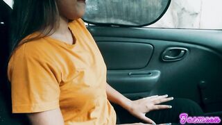 Ofifce ke Baad Boss Ne Kiye Car Mein Boobs Press