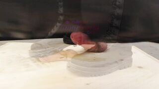 Aggressive Combat Bootjob in Knee High Boots - CBT, Trampling, Crushing, Femdom, Shoejob