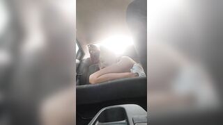 My daughter's best friend records herself masturbating and playing with her ule penis in the uber se