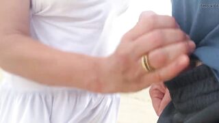 She made me cum in front of everyone