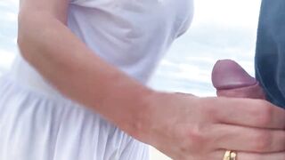 She made me cum in front of everyone