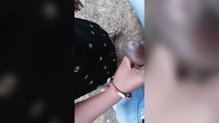 Desi Village handjob and boobjob till cum - Indian Sex