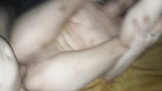 BIG CUM ON SLUT AFTER HARD ANAL FUCK