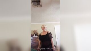 Granny Gilf Shaking Her Ass And Dancing The Night Away