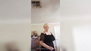 Granny Gilf Shaking Her Ass And Dancing The Night Away