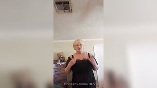 Granny Gilf Shaking Her Ass And Dancing The Night Away