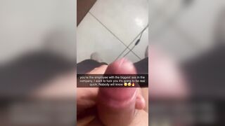 on her first day of work hot latina cheated on her boyfriend with her boss on snapchat