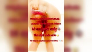 Horny Thick Ebony BBW Extreme Dildo Creamy Wet Ass Fuck In The Shower Pussy Leaking ????