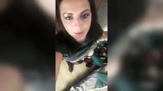 Beautiful Milfycalla with Hungry Pussy Pee in the Toilet, Pissing Close up 182